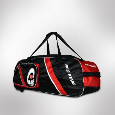 AS Cricket Kit Bags - Wheelie Bag - RED KING